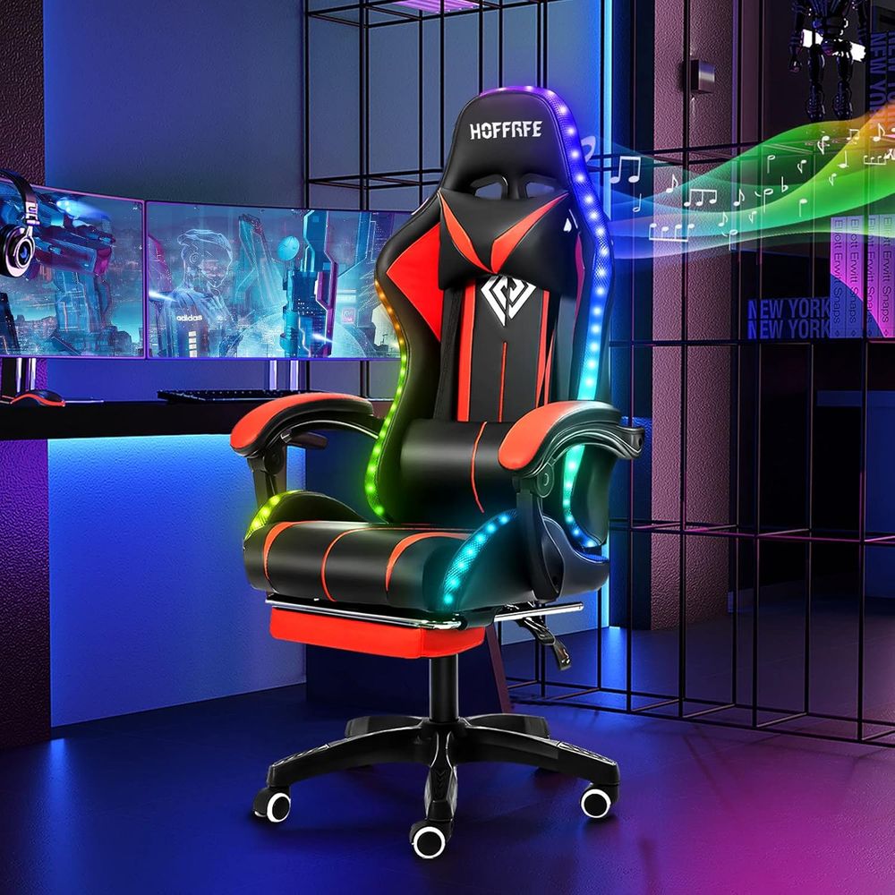Rgb Gaming Chair - Sedia da Gaming RGB con Altoparlanti
