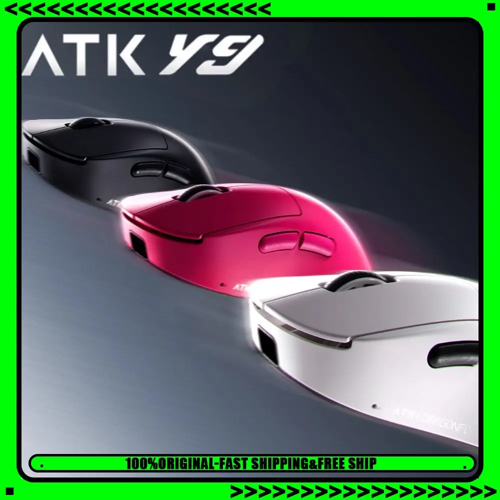 Esports Gaming Mouse Wireless - Mouse Wireless ATK Dragonfly Y9, Ergonomico,