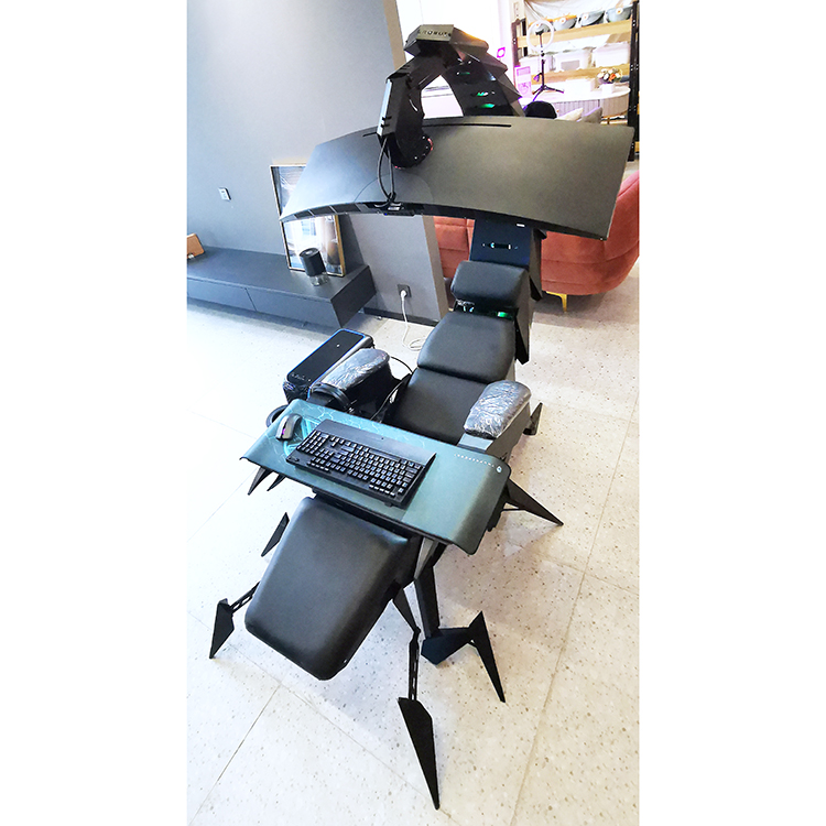 Rgb Gaming Chair - Sedia da Gaming Ergonomica in Pelle