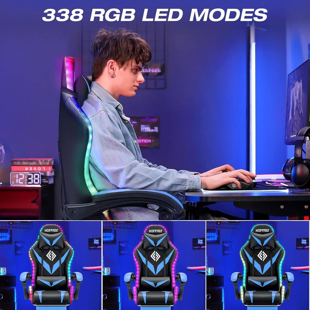 Sedia da Gaming RGB con Massag - Rgb Gaming Chair recensione e prezzo