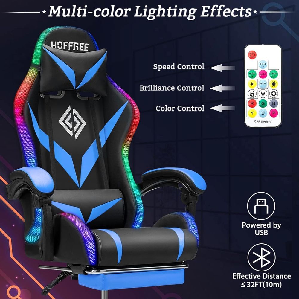 Sedia da Gaming RGB con Massag - Rgb Gaming Chair recensione e prezzo