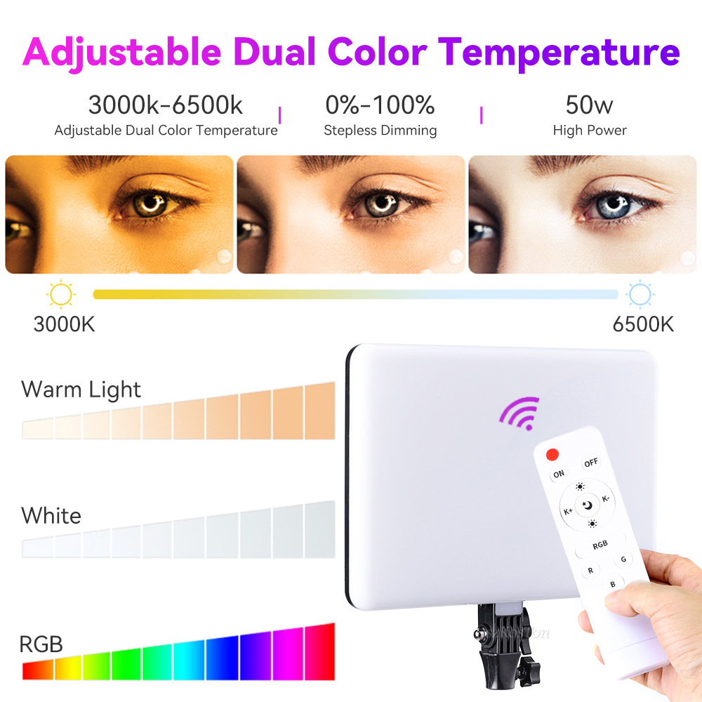 RGB 14 ''LED Luce video Teleco - Led Light Panel Stream recensione e prezzo