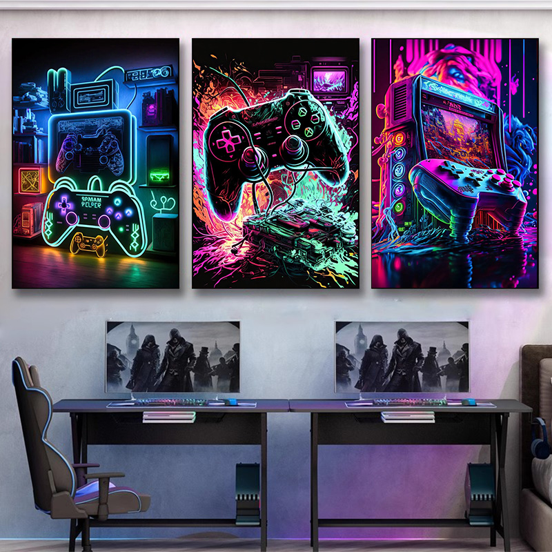 Poster da Parete Moderno Neon  - Esports Gaming House recensione e prezzo