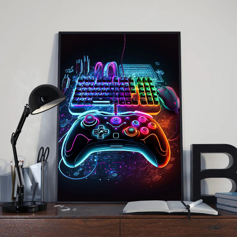 Poster da Parete Moderno Neon  - Esports Gaming House recensione e prezzo