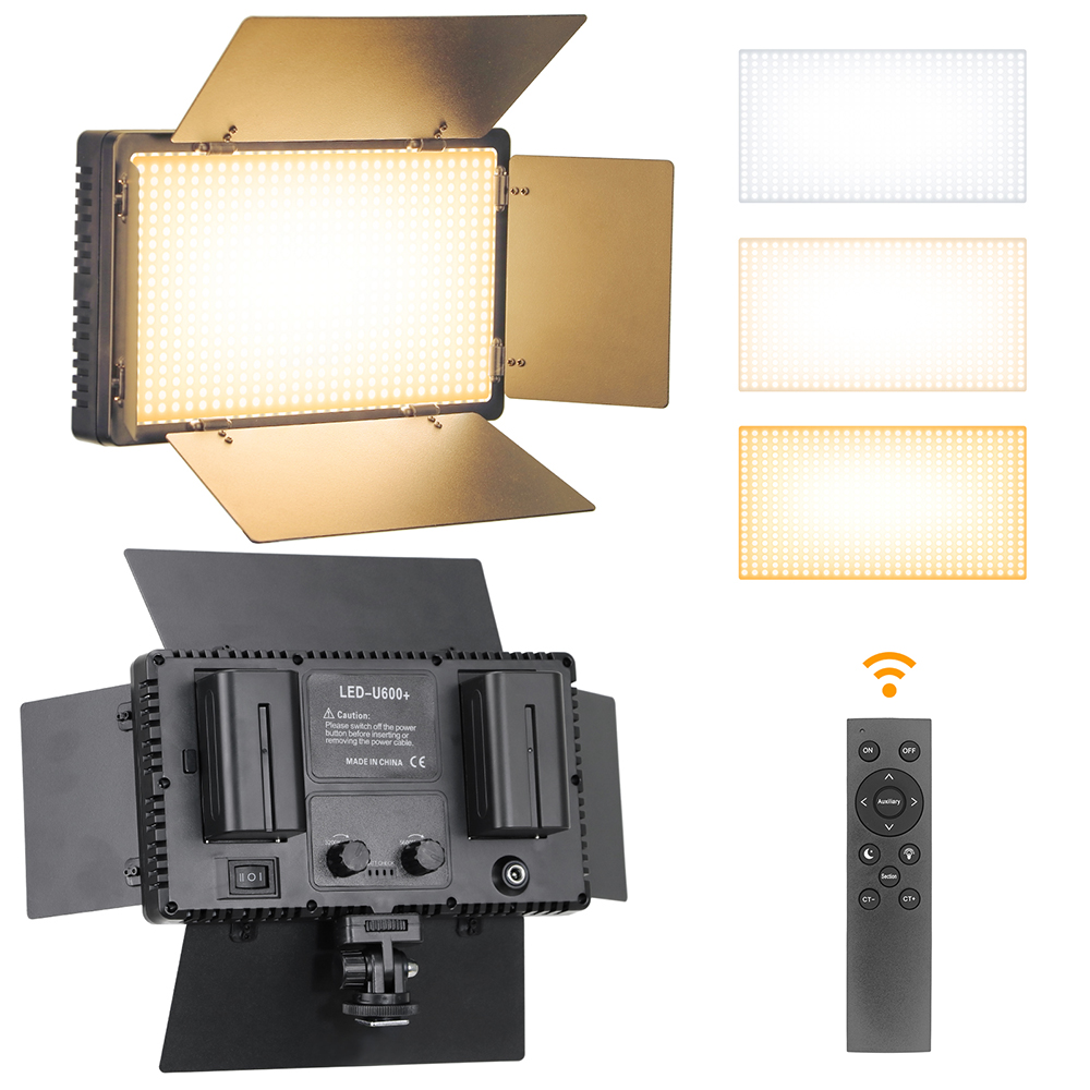 U800 600 LED Video Panel Light - Led Light Panel Stream recensione e prezzo