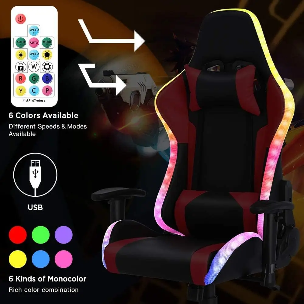 Sedia da Gaming Ergonomica con - Rgb Gaming Chair recensione e prezzo