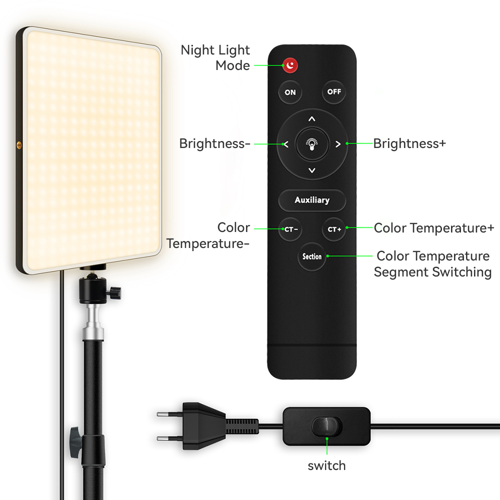 LED Video Light Photo Studio k - Led Light Panel Stream recensione e prezzo