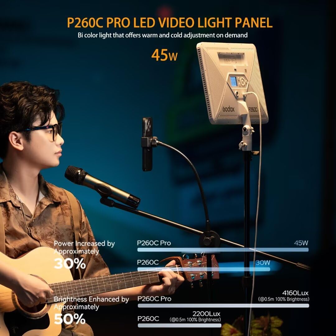 Godox P260C Pro Pannello lumin - Led Light Panel Stream recensione e prezzo