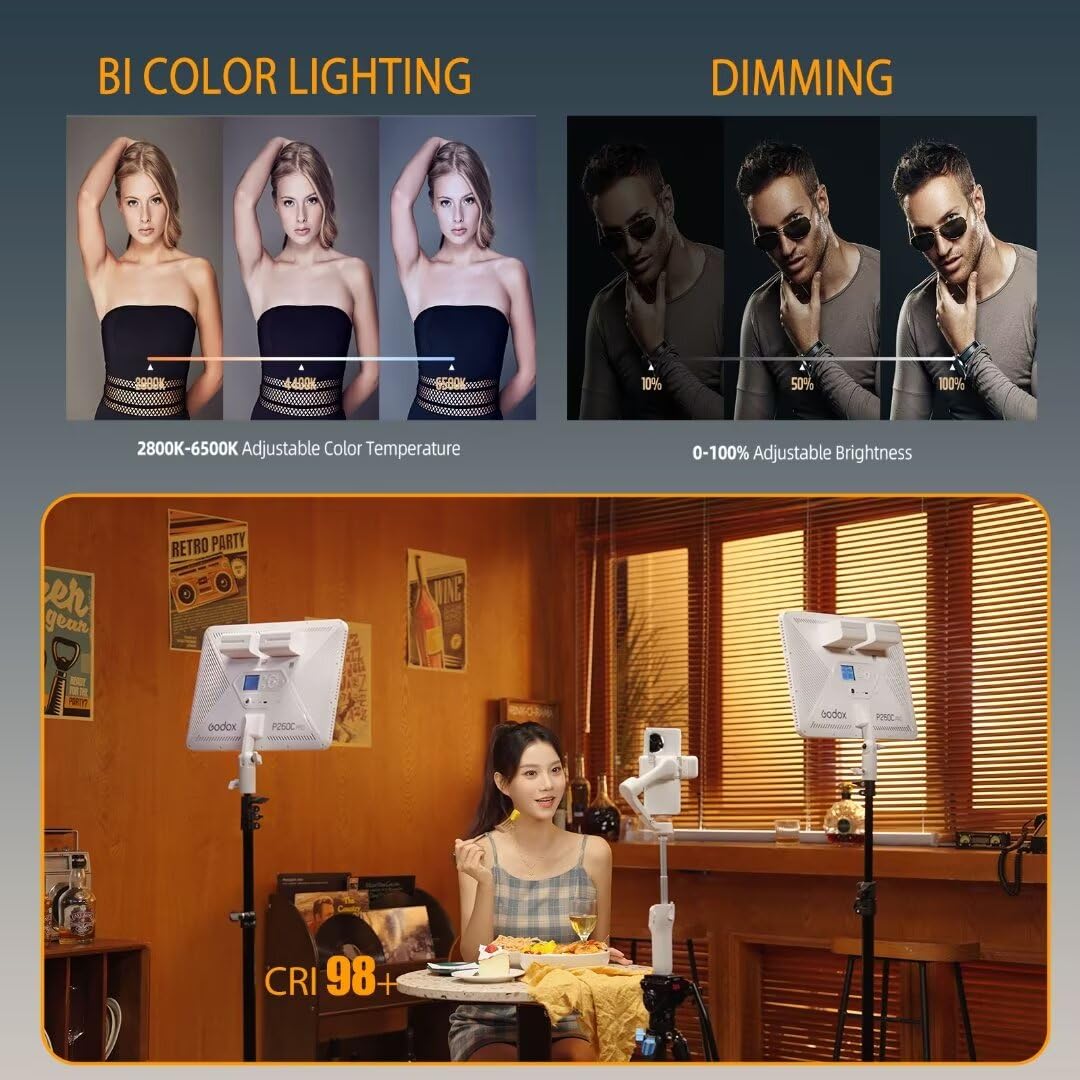 Godox P260C Pro Pannello lumin - Led Light Panel Stream recensione e prezzo