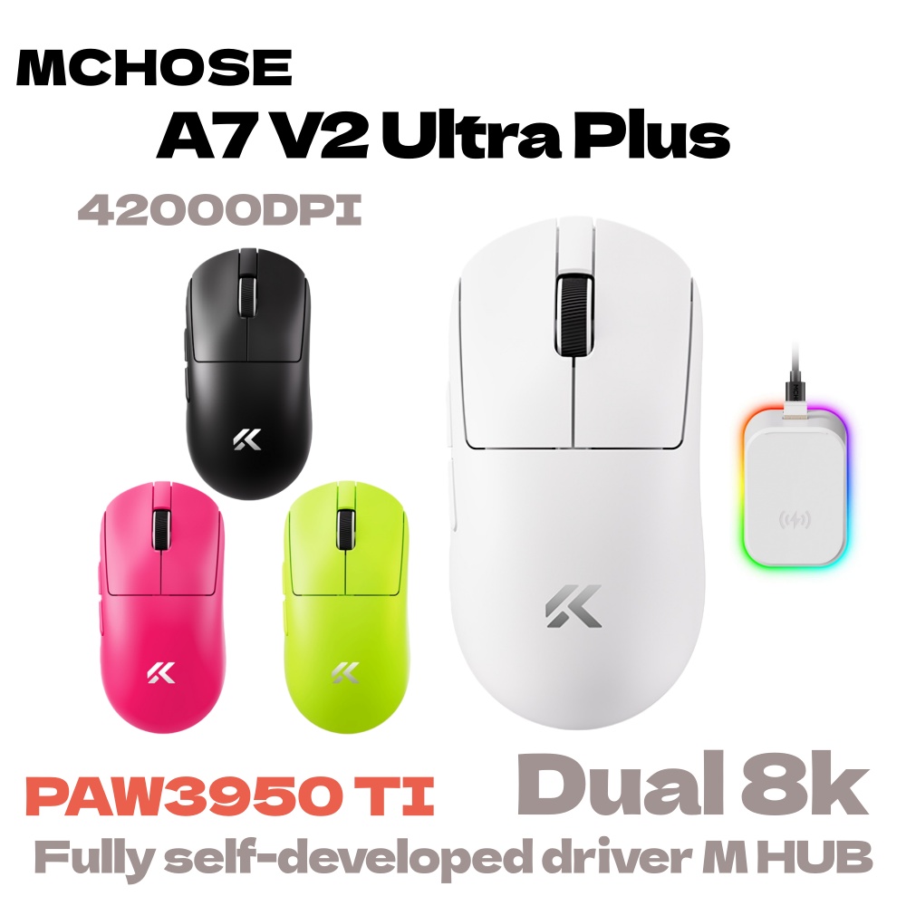 MCHOSE A7 V2 Ultra Plus Mouse  - Esports Gaming Mouse Wireless recensione e prezzo