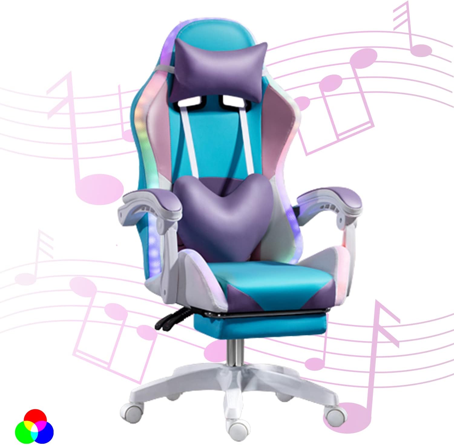 Sedia da gioco LED RGB per adu - Rgb Gaming Chair recensione e prezzo